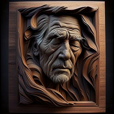 3D model Harry Ekman American artist (STL)